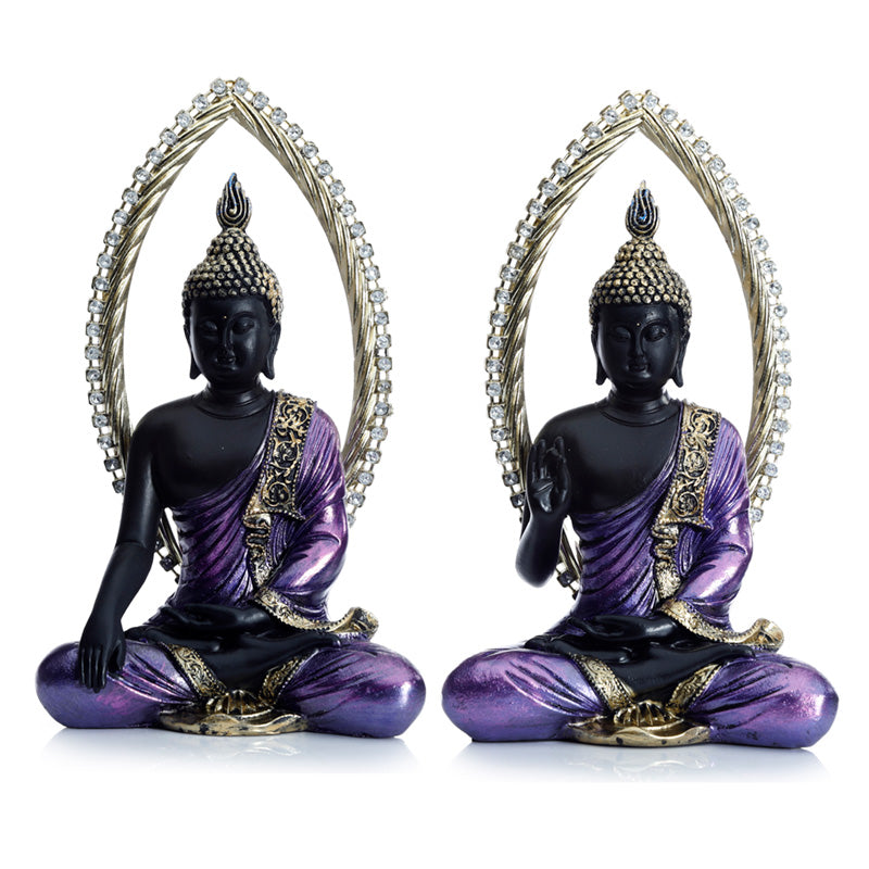 Black & Gold Thai Buddha Meditating