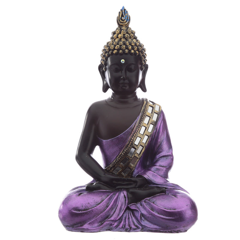 Purple & Black Thai Buddha Contemplation
