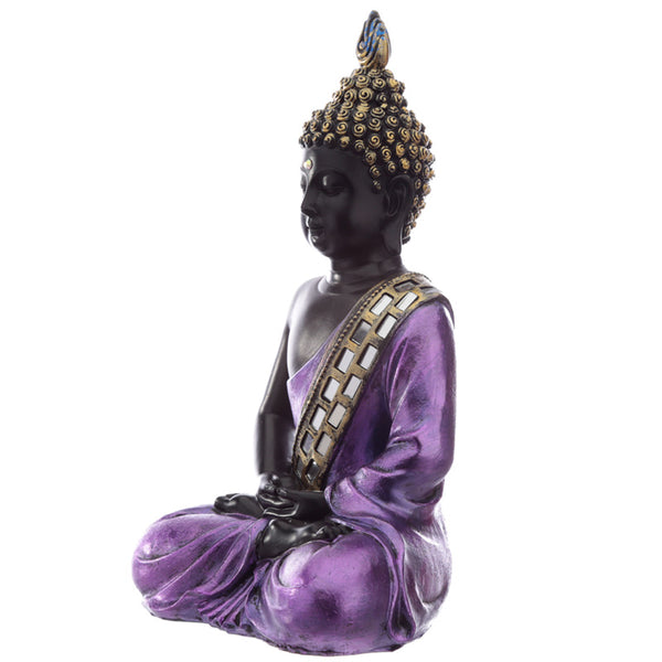 Purple & Black Thai Buddha Contemplation