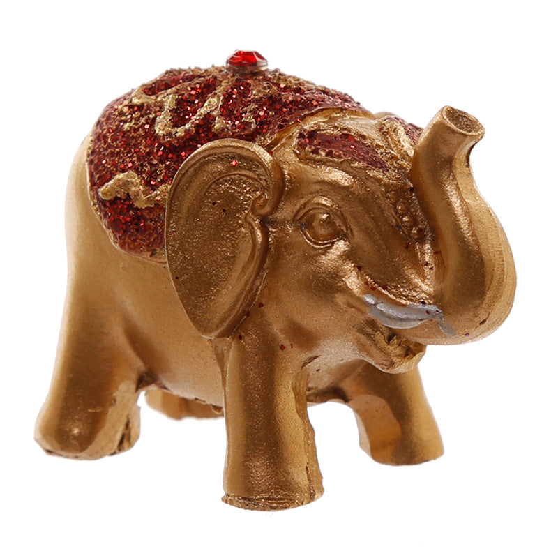 Mini Metallic Glitter Lucky Elephant Collectable