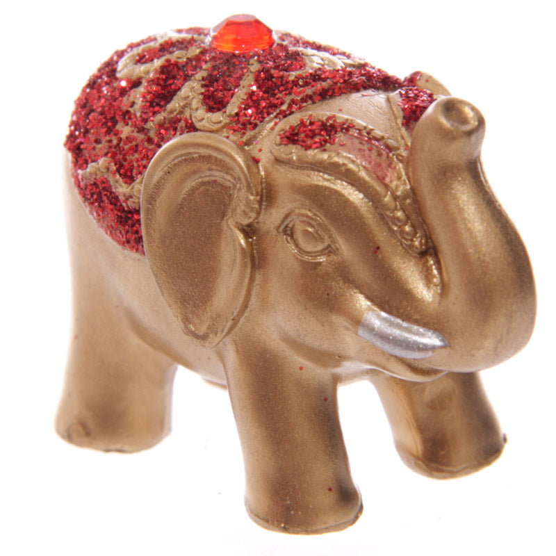 Mini Metallic Glitter Lucky Elephant Collectable