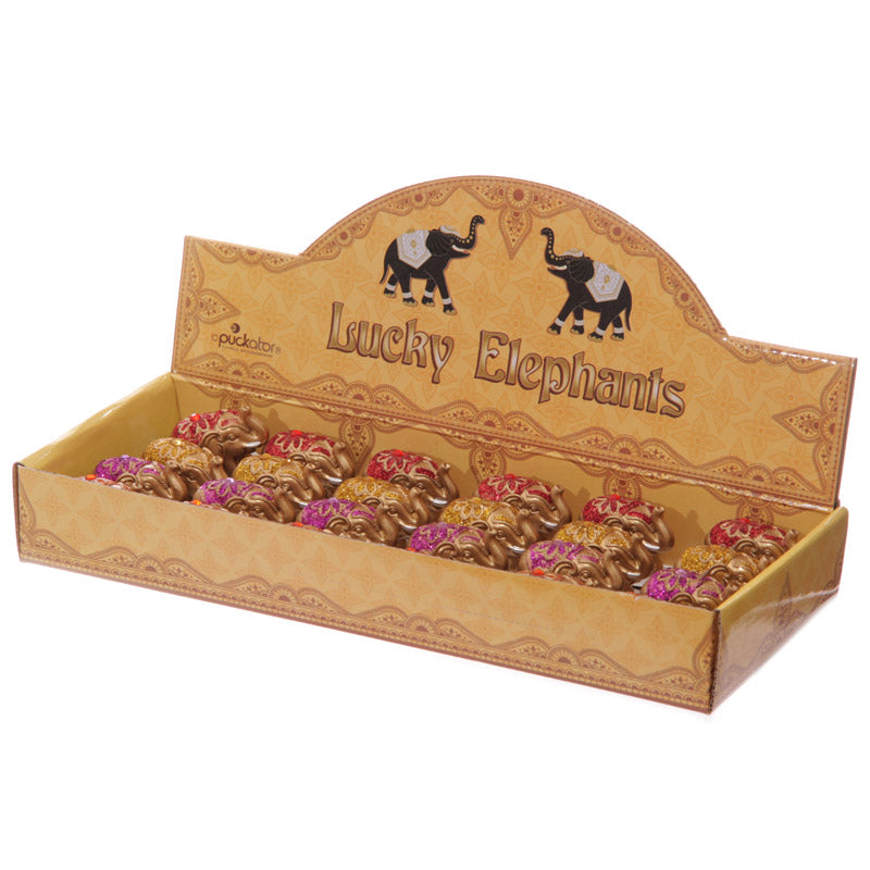 Mini Metallic Glitter Lucky Elephant Collectable