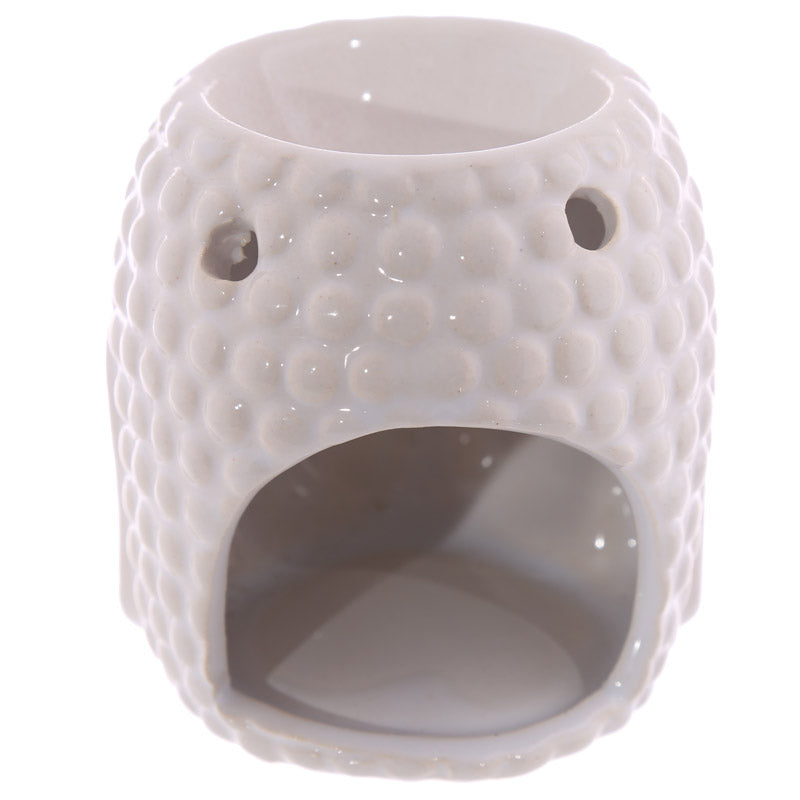 Small Crackle Glaze Ceramic Buddha Head Oil Burner
