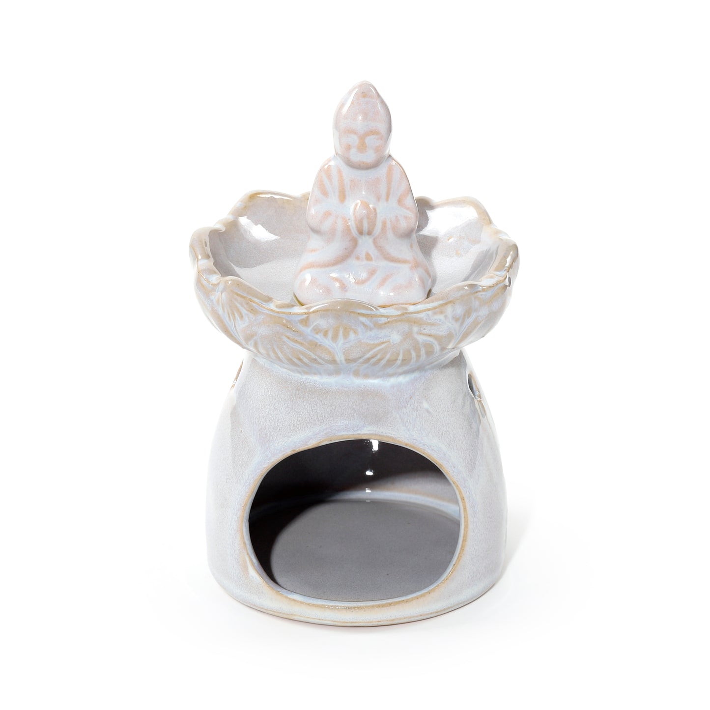 Eden Thai Buddha Lotus Flower Dish Oil Burner