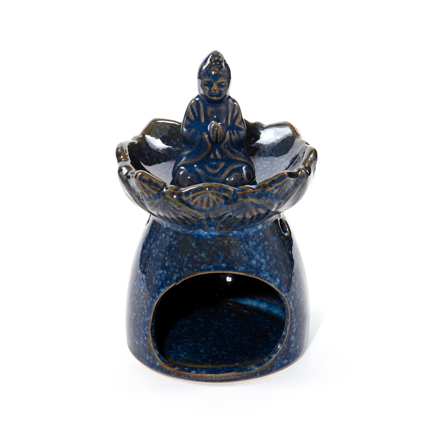 Eden Thai Buddha Lotus Flower Dish Oil Burner