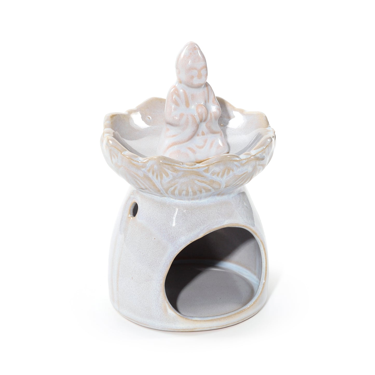 Eden Thai Buddha Lotus Flower Dish Oil Burner
