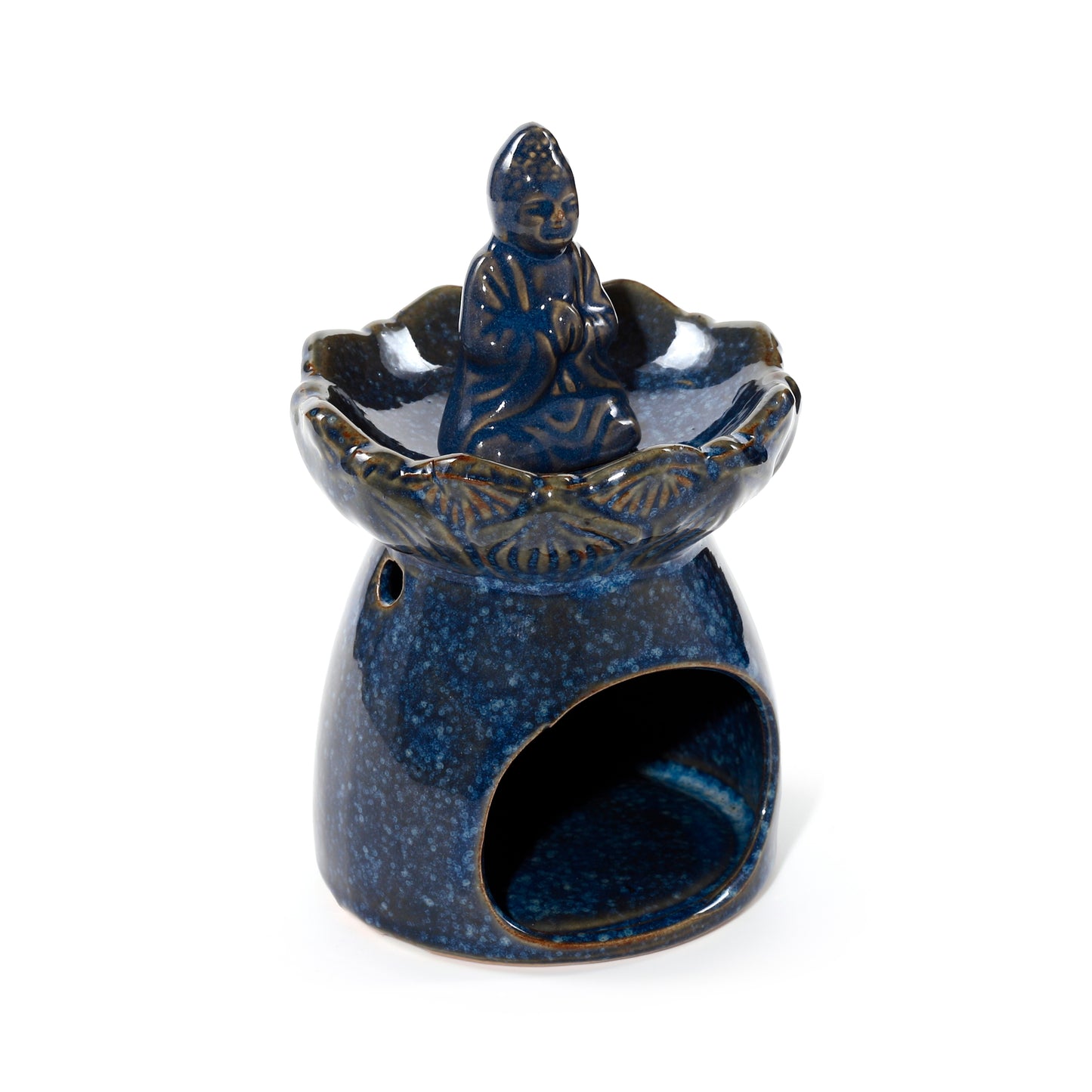 Eden Thai Buddha Lotus Flower Dish Oil Burner