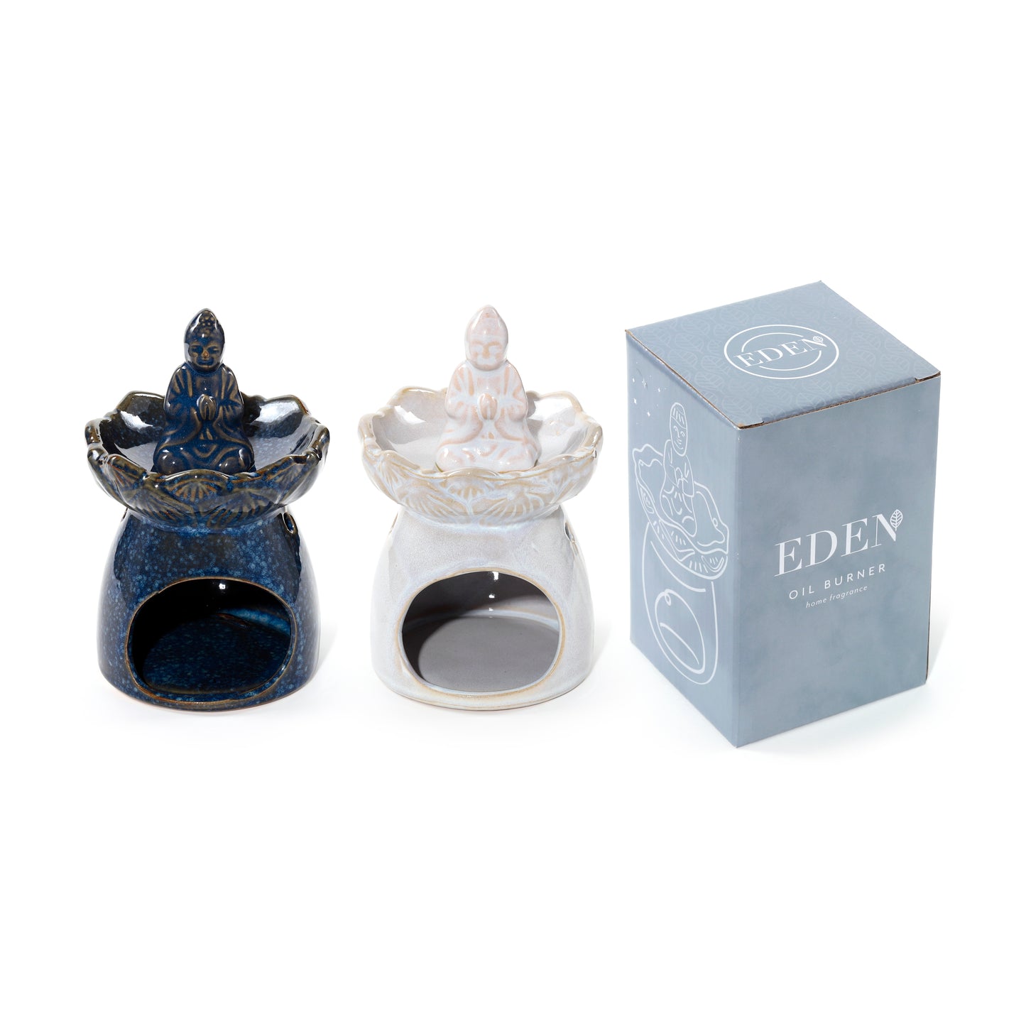 Eden Thai Buddha Lotus Flower Dish Oil Burner