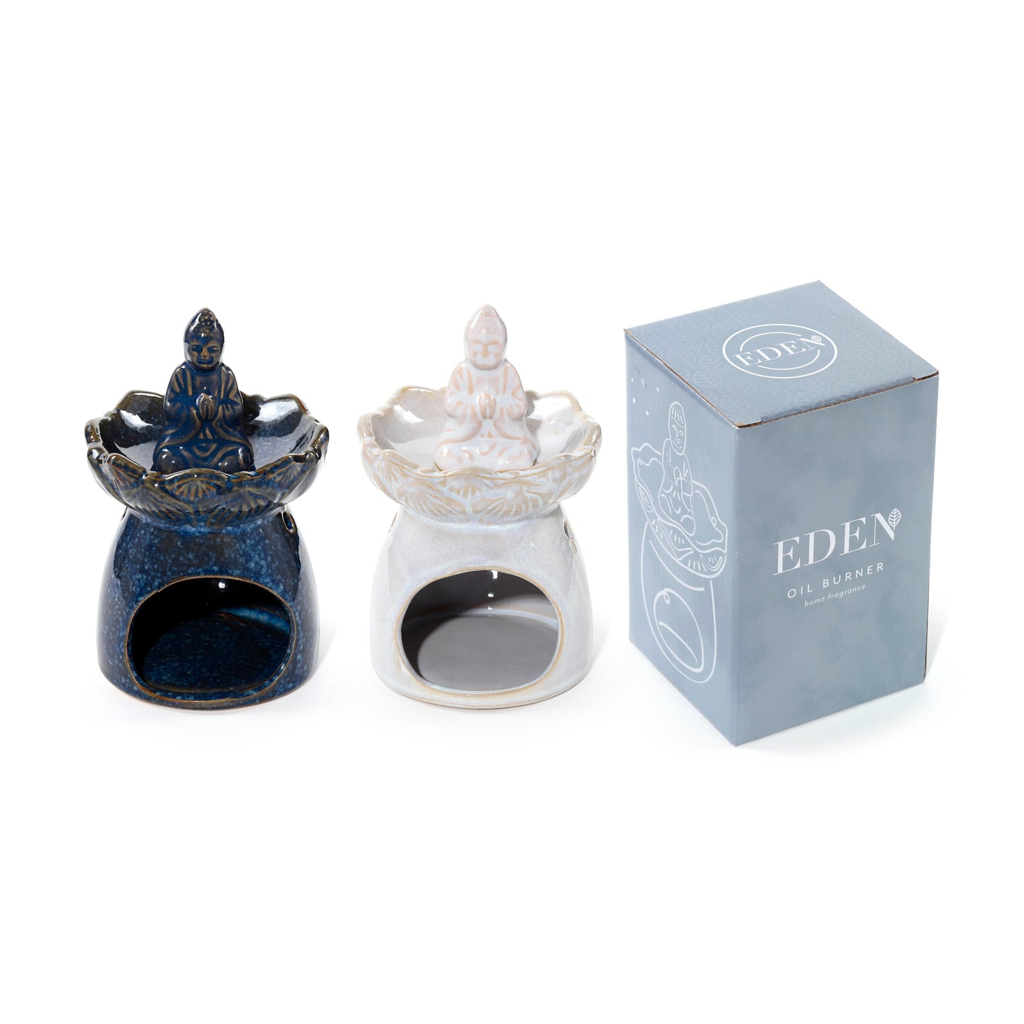 Eden Thai Buddha Lotus Flower Dish Oil Burner