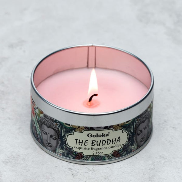 Goloka The Buddha Wax Candle Tin