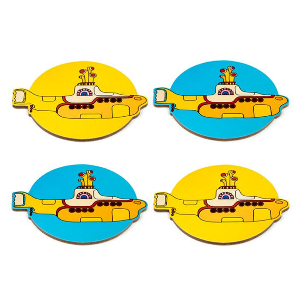 The Beatles Yellow Submarine Set of 4 Cork Coasters