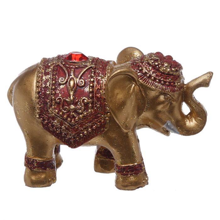 Metallic Glitter Lucky Elephant Incense Stick Holder