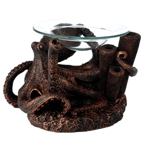 Bronze Octopus Resin Oil & Wax Melt Burner