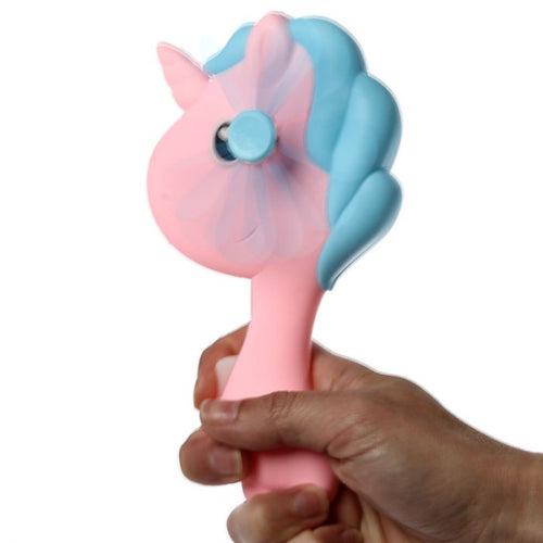 Adoracorns Handheld Hand-Operated Unicorn Fan
