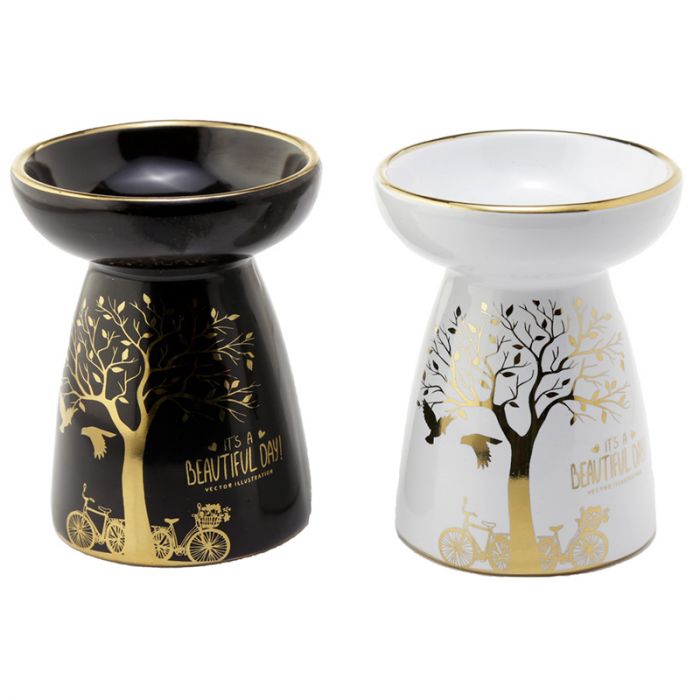 Eden Metallic Gold Tree Ceramic Oil & Wax Melt Burner