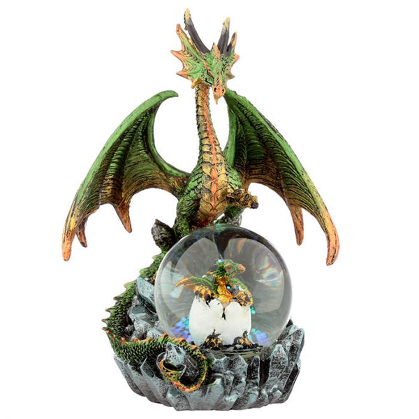 Dark Legends Crystal Orb Dragon Mother Snow Globe