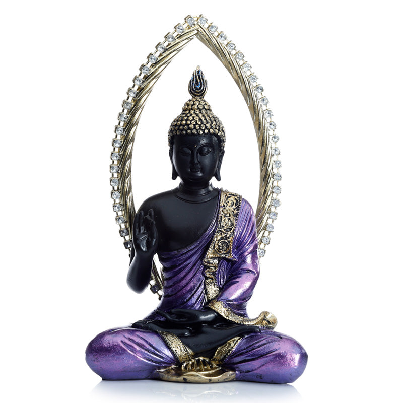 Black & Gold Thai Buddha Meditating