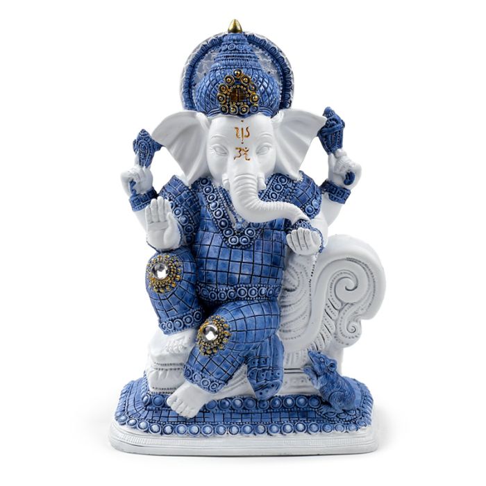 White & Blue Ganesh Meditation