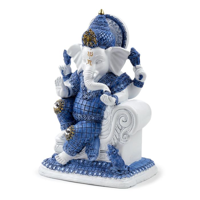 White & Blue Ganesh Meditation