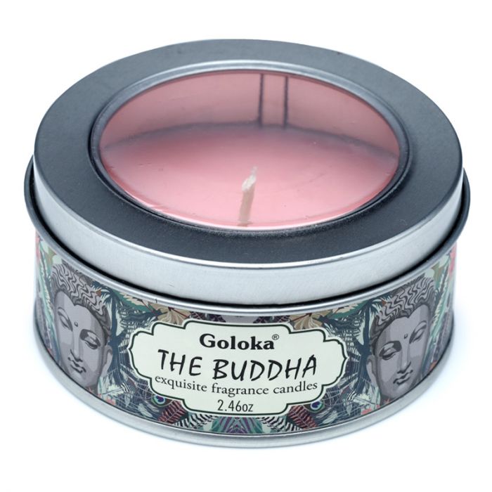 Goloka The Buddha Wax Candle Tin
