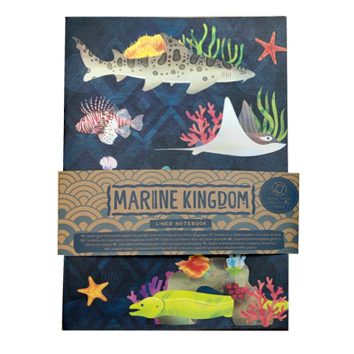 Marine Kingdom Recycled Paper A5 Notebook